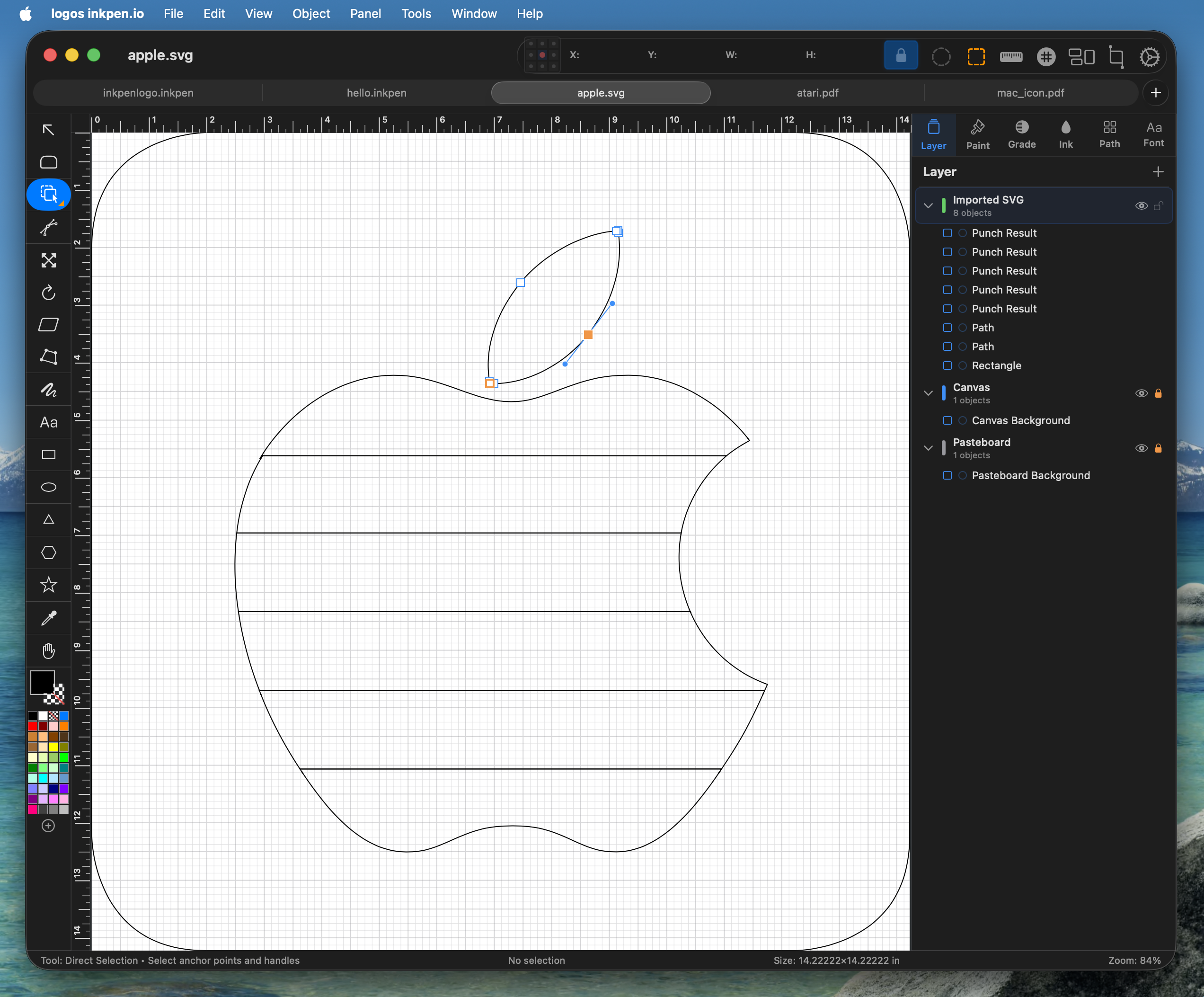 InkPen Apple Logo