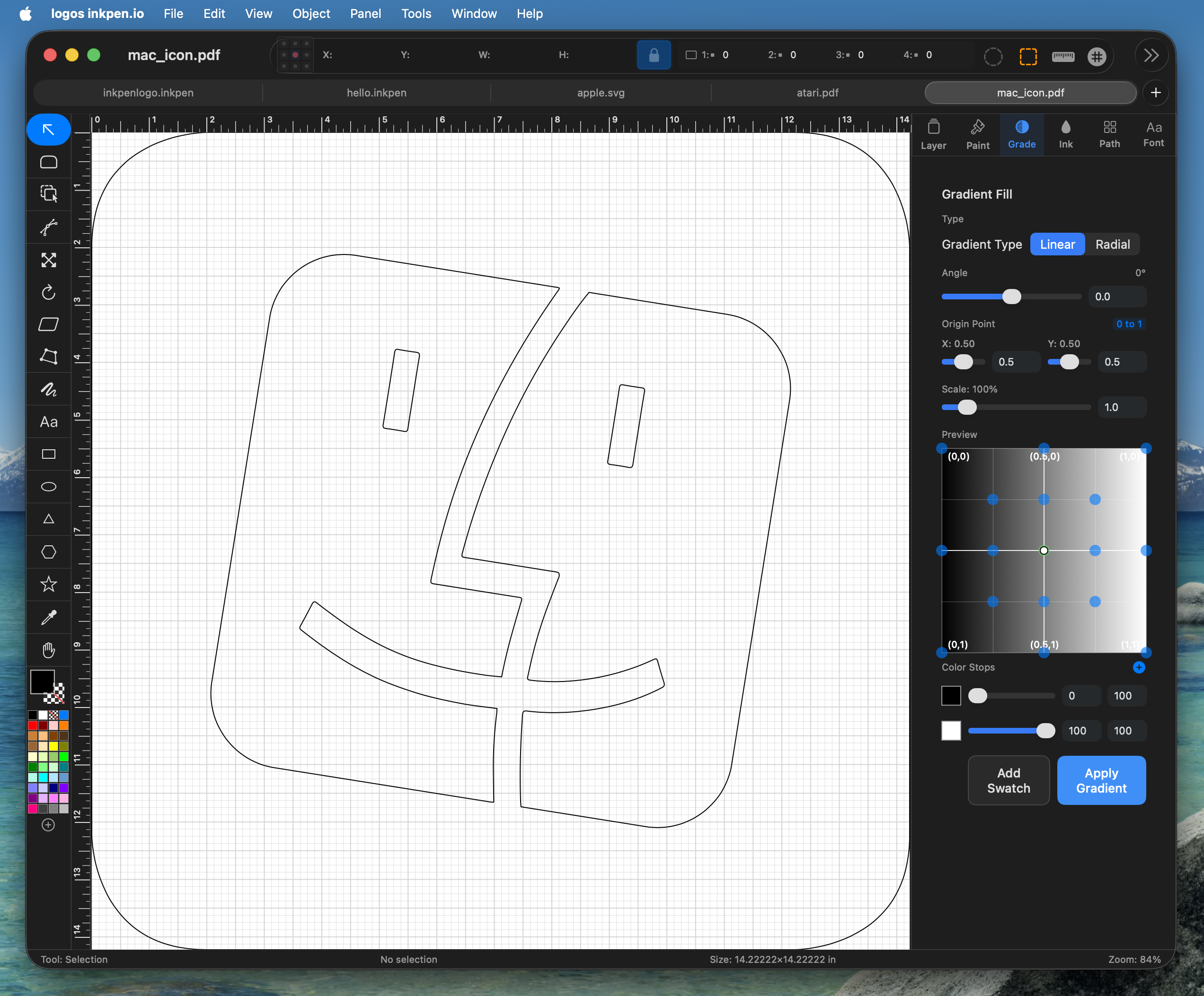 InkPen Finder Interface